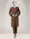 Green Jacquard Dyed Co-Ord Set