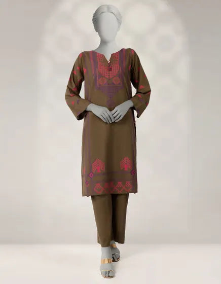 Green Jacquard Dyed Co-Ord Set