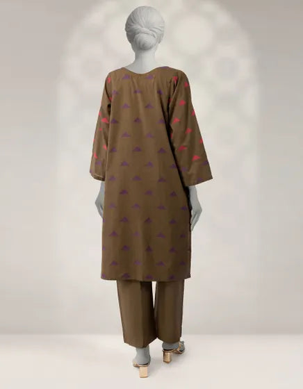 Green Jacquard Dyed Co-Ord Set